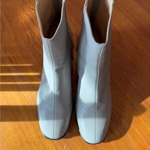 Zara Light Gray Ankle Booties